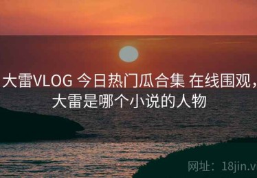 大雷VLOG 今日热门瓜合集 在线围观，大雷是哪个小说的人物