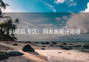 91吃瓜 专区：网友高能评论墙