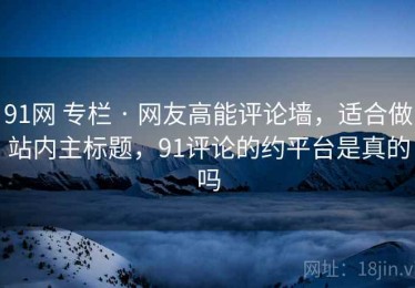 91网 专栏 · 网友高能评论墙，适合做站内主标题，91评论的约平台是真的吗