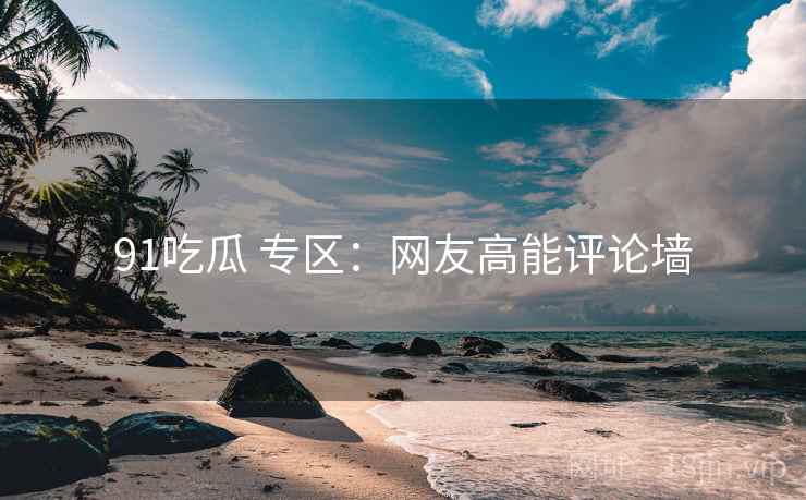 91吃瓜 专区：网友高能评论墙